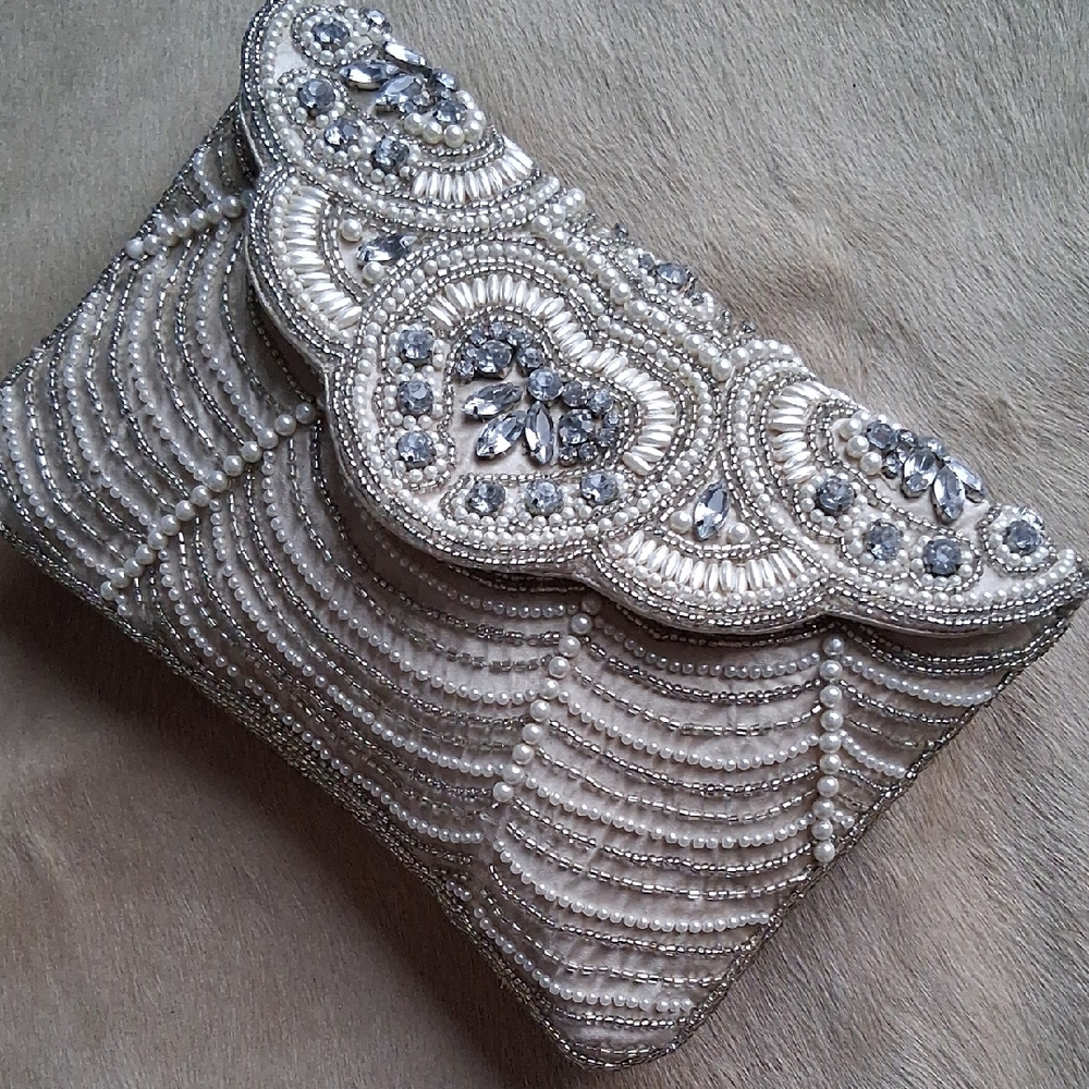 Charming Charlie Beaded Crossbody